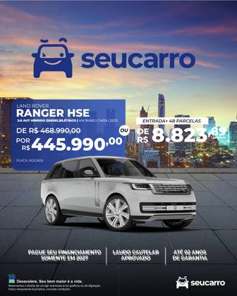 LAND ROVER RANGE ROVER SPORT 2.0 HSE HÍBRIDO 4P AUTOMÁTICO